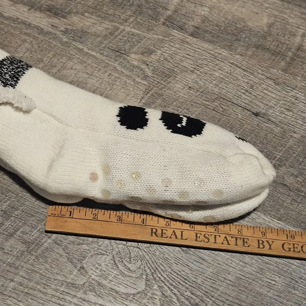 Panda Bear by No Boundary Thick Warm Faux Fur Lined Socks Oversized Size OS